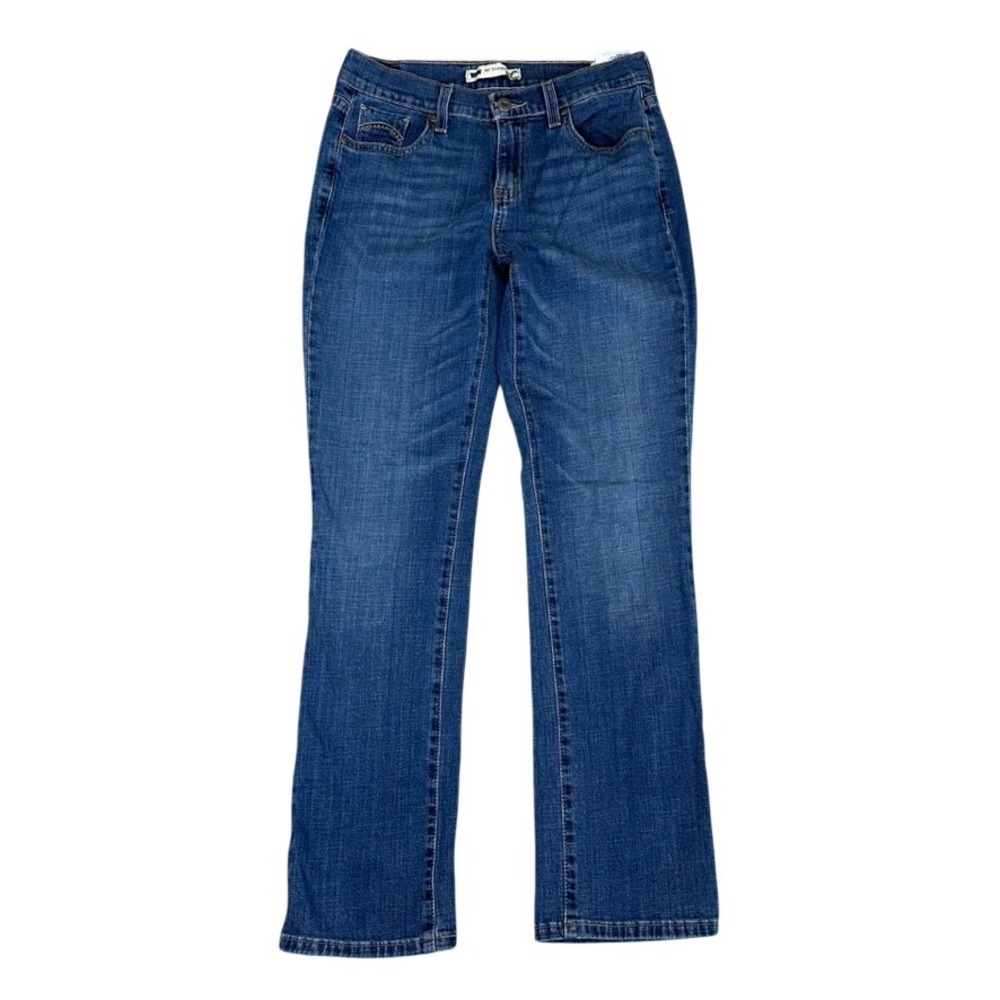 Levis 505 Straight Leg Jeans Medium Wash Blue Denim 10 Medium 29x30.5